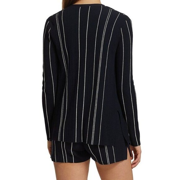 NWT Theory Hankson Striped Cardigan Size M - Picture 2 of 12